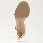 Sam Edelman Jade-Knöchelriemenabsatz Frauen Cappuccino-Wildleder Schuhwerk 2P8JNV391 - Image 6