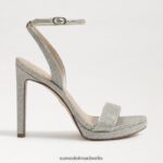 Sam Edelman Jade-Knöchelriemenabsatz Frauen Jute Schuhwerk 2P8JNV388 - Image 2