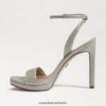 Sam Edelman Jade-Knöchelriemenabsatz Frauen Jute Schuhwerk 2P8JNV388 - Image 4