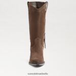 Sam Edelman Jamie Westernstiefel Frauen Oliven-Taupe Schuhwerk 2P8JNV852 - Image 3
