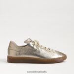 Sam Edelman Jaxon-Schnürsneaker Frauen geschmolzenes Gold Schuhwerk 2P8JNV532 - Image 2