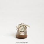 Sam Edelman Jaxon-Schnürsneaker Frauen geschmolzenes Gold Schuhwerk 2P8JNV532 - Image 3
