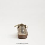 Sam Edelman Jaxon-Schnürsneaker Frauen geschmolzenes Gold Schuhwerk 2P8JNV532 - Image 5