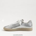 Sam Edelman Jaxon-Schnürsneaker Frauen weiches Silber Schuhwerk 2P8JNV531 - Image 4