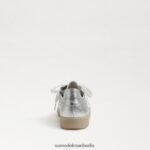 Sam Edelman Jaxon-Schnürsneaker Frauen weiches Silber Schuhwerk 2P8JNV531 - Image 5