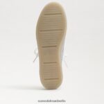 Sam Edelman Jaxon-Schnürsneaker Frauen weiches Silber Schuhwerk 2P8JNV531 - Image 6