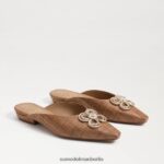 Sam Edelman Jayden spitze Zehenpartie flach Frauen cuoio Schuhwerk 2P8JNV724