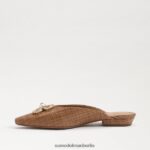 Sam Edelman Jayden spitze Zehenpartie flach Frauen cuoio Schuhwerk 2P8JNV724 - Image 4