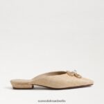 Sam Edelman Jayden spitze Zehenpartie flach Frauen gebleichtes Buchenholz Schuhwerk 2P8JNV723 - Image 2