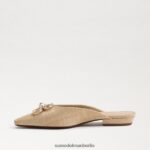 Sam Edelman Jayden spitze Zehenpartie flach Frauen gebleichtes Buchenholz Schuhwerk 2P8JNV723 - Image 4