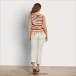Sam Edelman Jeans mit hohem Bund, schmal und gerade Frauen natürlich Bekleidung 2P8JNV1169 - Image 4