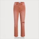 Sam Edelman Jeans mit hohem Bund, schmal und gerade Frauen Ton Bekleidung 2P8JNV1187 - Image 5
