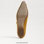 Sam Edelman Jene Mary Jane spitze Zehenpartie flach Frauen Safransamt Schuhwerk 2P8JNV540 - Image 6