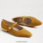 Sam Edelman Jene Mary Jane spitze Zehenpartie flach Frauen Safransamt Schuhwerk 2P8JNV540 - Image 7