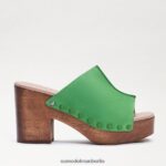 Sam Edelman Josselyn Maultier Frauen Limetten-Wildleder Schuhwerk 2P8JNV643 - Image 2