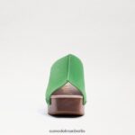 Sam Edelman Josselyn Maultier Frauen Limetten-Wildleder Schuhwerk 2P8JNV643 - Image 3