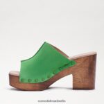 Sam Edelman Josselyn Maultier Frauen Limetten-Wildleder Schuhwerk 2P8JNV643 - Image 4