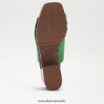Sam Edelman Josselyn Maultier Frauen Limetten-Wildleder Schuhwerk 2P8JNV643 - Image 6