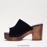 Sam Edelman Josselyn Maultier Frauen schwarzes Wildleder Schuhwerk 2P8JNV640 - Image 4