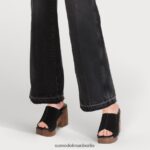 Sam Edelman Josselyn Maultier Frauen schwarzes Wildleder Schuhwerk 2P8JNV640 - Image 8