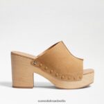 Sam Edelman Josselyn Maultier Frauen Sesam-Wildleder Schuhwerk 2P8JNV642 - Image 2