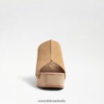 Sam Edelman Josselyn Maultier Frauen Sesam-Wildleder Schuhwerk 2P8JNV642 - Image 3