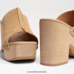 Sam Edelman Josselyn Maultier Frauen Sesam-Wildleder Schuhwerk 2P8JNV642 - Image 7