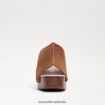 Sam Edelman Josselyn Maultier Frauen Whiskey-Wildleder Schuhwerk 2P8JNV641 - Image 3