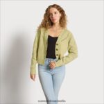 Sam Edelman Julietta-Cardigan Frauen Olivenöl Bekleidung 2P8JNV1225 - Image 3