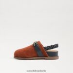 Sam Edelman Juni-Clog Kinder Senf/Marine Schuhwerk 2P8JNV1062 - Image 4