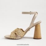 Sam Edelman Kacie Blockabsatz Frauen Natur-/Sommersand Schuhwerk 2P8JNV706 - Image 4