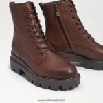Sam Edelman Kampfstiefel mit Mansarden-Plateau Frauen dunkelbraun Schuhwerk 2P8JNV627 - Image 7