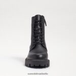 Sam Edelman Kampfstiefel mit Mansarden-Plateau Frauen schwarzes Leder Schuhwerk 2P8JNV626 - Image 3