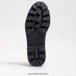 Sam Edelman Kampfstiefel mit Mansarden-Plateau Frauen schwarzes Leder Schuhwerk 2P8JNV626 - Image 6