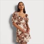 Sam Edelman Karen Kurzarm-Top Frauen Sauerampferpferd Bekleidung 2P8JNV1103 - Image 2