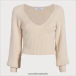 Sam Edelman Karisa-Pullover Frauen Mond Tanz Bekleidung 2P8JNV1289 - Image 5