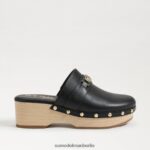 Sam Edelman Kaye verstopfen Frauen schwarzes Leder Schuhwerk 2P8JNV442 - Image 2