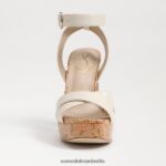 Sam Edelman Kayna Plateausandale Frauen modernes Elfenbein Schuhwerk 2P8JNV511 - Image 3
