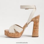 Sam Edelman Kayna Plateausandale Frauen modernes Elfenbein Schuhwerk 2P8JNV511 - Image 4