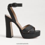 Sam Edelman Kayna Plateausandale Frauen Schwarz Schuhwerk 2P8JNV513 - Image 2