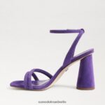 Sam Edelman Kia-Sandale mit Blockabsatz Frauen königliche Orchidee Schuhwerk 2P8JNV119 - Image 4