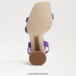 Sam Edelman Kia-Sandale mit Blockabsatz Frauen königliche Orchidee Schuhwerk 2P8JNV119 - Image 6