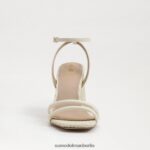 Sam Edelman Kia-Sandale mit Blockabsatz Frauen Porzellan Schuhwerk 2P8JNV116 - Image 3