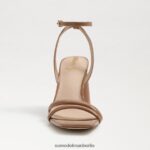 Sam Edelman Kia-Sandale mit Blockabsatz Frauen Rosa-Rouge-Patent Schuhwerk 2P8JNV115 - Image 3
