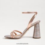 Sam Edelman Kia-Sandale mit Blockabsatz Frauen Roségold Schuhwerk 2P8JNV112 - Image 4