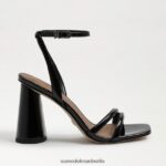 Sam Edelman Kia-Sandale mit Blockabsatz Frauen schwarzes Lackleder Schuhwerk 2P8JNV114 - Image 2