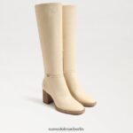 Sam Edelman kniehoher Stiefel von elsy Frauen Eierschale Schuhwerk 2P8JNV797