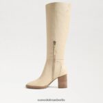 Sam Edelman kniehoher Stiefel von elsy Frauen Eierschale Schuhwerk 2P8JNV797 - Image 4