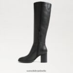 Sam Edelman kniehoher Stiefel von elsy Frauen schwarzes Leder Schuhwerk 2P8JNV798 - Image 4