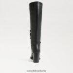 Sam Edelman kniehoher Stiefel von elsy Frauen schwarzes Leder Schuhwerk 2P8JNV798 - Image 5